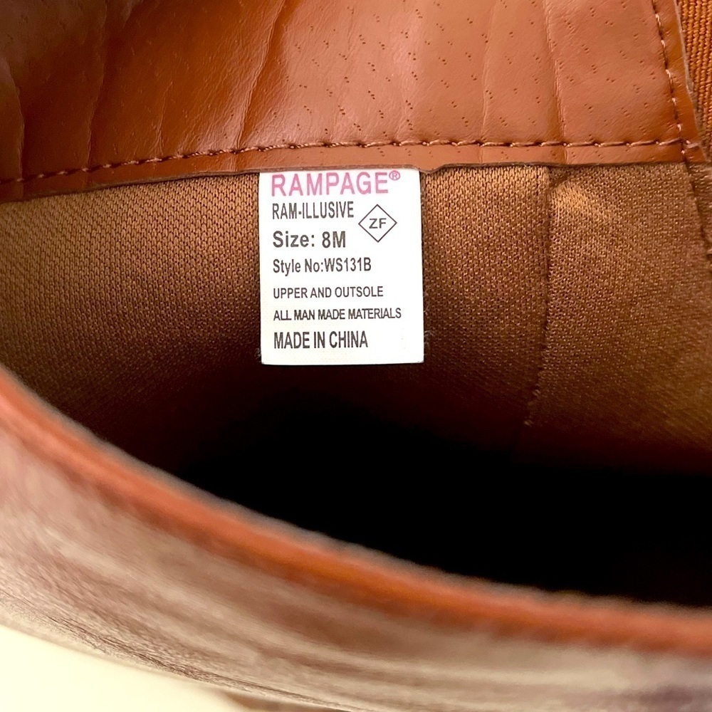 rampage Boots - brown- 8M - Picture 4 of 7